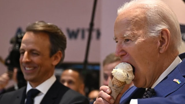 Dondurma yerken ateşkes açıklaması yapan Biden’a tepki yağıyor