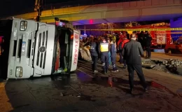 Bakırköy’de dorsesinin devrilmesi sonucu 4 kişinin ölümüne neden olan tırın sürücüsü tutuklandı