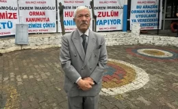 Balıkçı Kenan’dan İmamoğlu’na pankartlı protesto: Arazimize çöktü