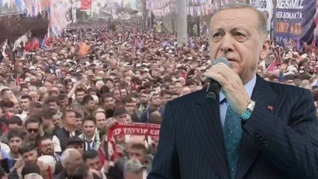 Cumhurbaşkanı Erdoğan’dan Bursa’da gövde gösterisi! Mitinge 90 bin kişi katıldı