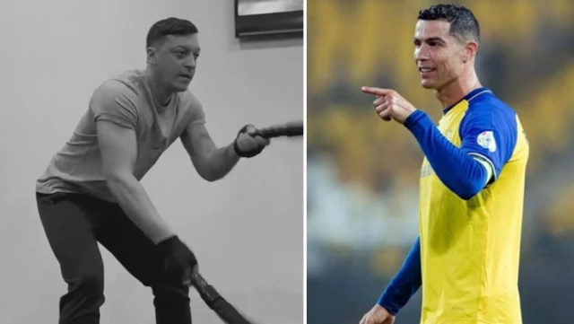 Mesut Özil’in kaslı haline Ronaldo’dan 3 kelimelik yorum
