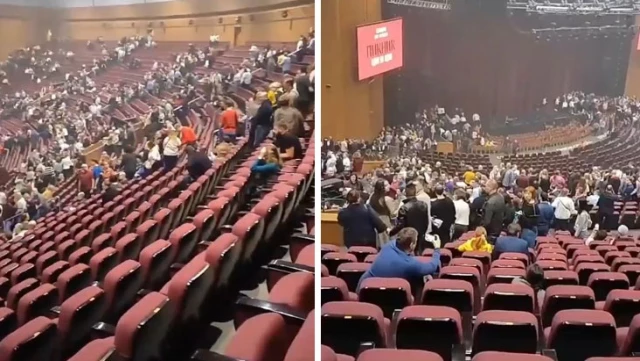 Rusya’daki kanlı saldırıda konser salonun içinden görüntüler