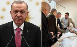Seçim broşürü dağıtırken saldırıya uğrayan yaşlı adama Cumhurbaşkanı Erdoğan’dan telefon