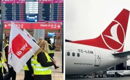 Türk Hava Yolları’nın 14 Mart’ta düzenleyeceği bazı Hamburg ve Stuttgart seferleri iptal edildi
