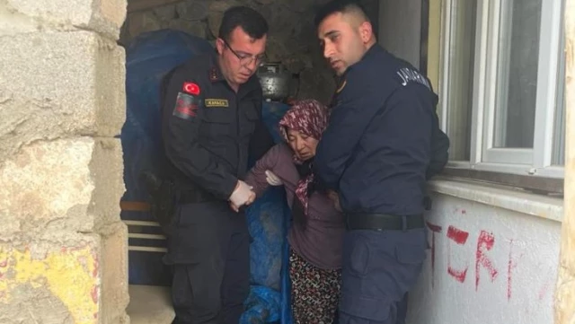65 yaşındaki firari kadın kömürlükte yakalandı