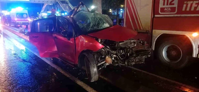 Beylikdüzü’nde Yağmur Sebebiyle Kaza: Sürücü Hayatını Kaybetti