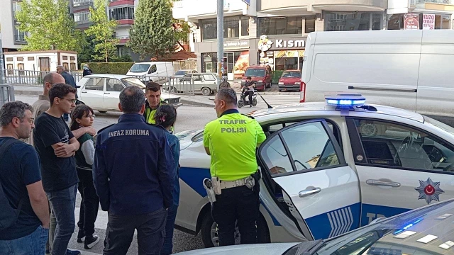Çorum’da otomobilin bisiklete çarpması sonucu trafik kazası: Bisiklet sürücüsü yaralandı