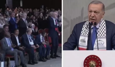 Cumhurbaşkanı Erdoğan’dan İsrail’e bir “One Minute” çıkışı daha! Salondakiler ayakta alkışladı
