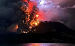Endonezya’daki Ruang Yanardağı’nda patlama