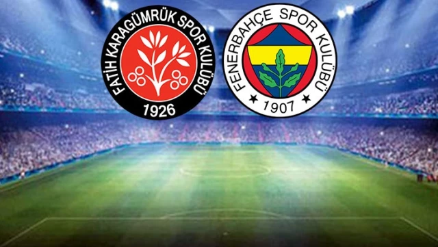 Fatih Karagümrük-Fenerbahçe maçında ilk 11’ler belli oldu