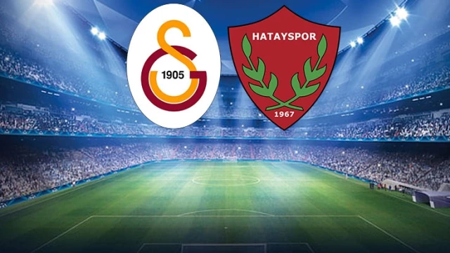 Galatasaray-Hatayspor maçında ilk 11’ler belli oldu