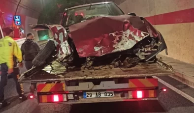 Gümüşhane’de Zigana Tüneli’nde Otomobil Kazası: Sürücü Hayatını Kaybetti