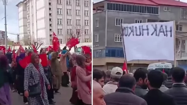 Iğdır’da AK Partili adaya mazbata verilmesine protesto