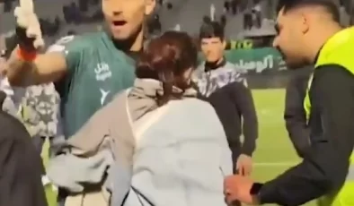 Kadın taraftara sarılan İranlı kaleciye görülmemiş ceza
