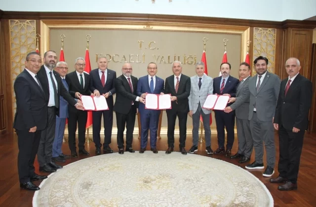Kocaeli Valiliği ve Gebze Ticaret Odası arasında atölye binası protokolü imzalandı