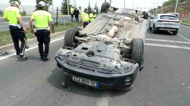 Malatya’da Otomobil Takla Attı: 1 Yaralı