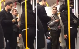 Metroda iğrenç olay! Genç kadın, gözlerinin içine bakarak kendini tatmin eden adama saldırdı