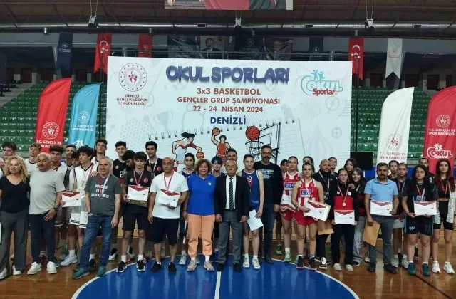 Okul Sporları 3×3 Basketbol Gençler Grup Şampiyonası Denizli’de Gerçekleşti