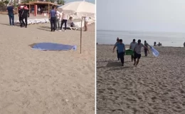 Sahilde güneşlenen turist, son nefesini kumların üzerinde verdi