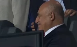 Süper Kupa maçının yarıda kalmasından sonra TFF Başkanı Mehmet Büyükekşi’nin tepkisi kamerada