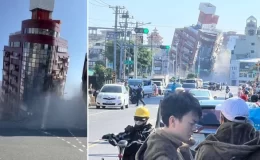 Tayvan’da 7.4 büyüklüğünde deprem! Çok sayıda bina yıkıldı, tsunami uyarısı geldi
