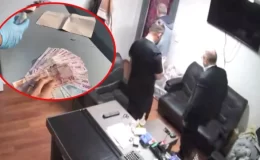 Vergi dairesinde rüşvet alan memurlara suçüstü: Üzerlerinden binlerce lira çıkan 2 şüpheli tutuklandı