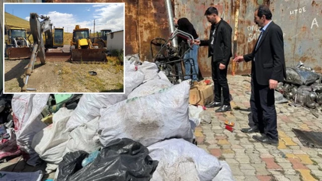 Yeni başkan talimat verdi! Zabıtalar Patnos’taki hurdacıları tek tek dolaşıp belediye araçlarının parçalarını arıyor