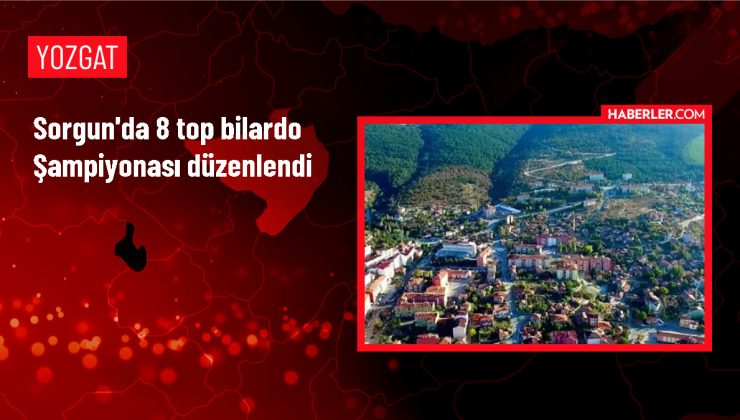 Yozgat’ta düzenlenen 8 Top Bilardo İl Şampiyonası sona erdi