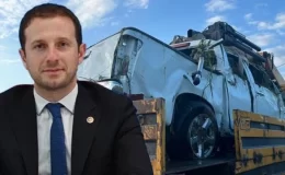 AK Parti Milletvekilinin otomobili kaza yaptı! 2 aracın dereye uçtuğu kazada 1 ölü, 4 yaralı