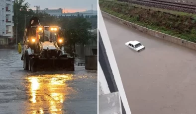 Ankara’da sağanak yağış! Ev ve iş yerlerini su bastı, sokaklar göle döndü