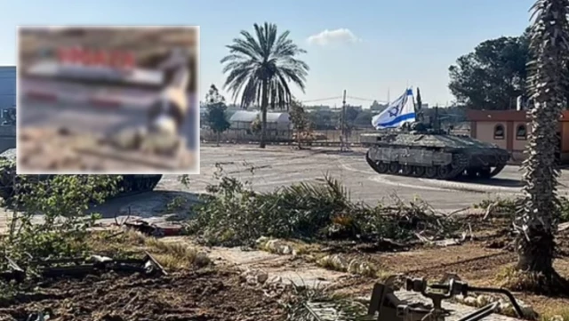 Ateşkesi reddeden İsrail, Refah’taki “Gazze’yi Seviyorum” tabelasını yerle bir etti