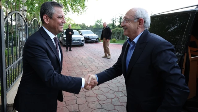 CHP Genel Başkanı Özgür Özel ve Kemal Kılıçdaroğlu Ankara’da bir araya geldi