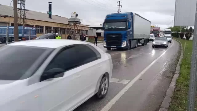 Çorum-Ankara Scania Kavşağında Zincirleme Trafik Kazası