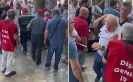 Denizli’de 1 Mayıs yürüyüşünde LGBT bayrağı açan kişiye saldırı