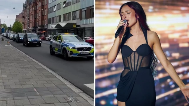 Eurovision’da İsrail temsilcisi şarkıcı Eden Golan, polis konvoyuyla arenaya gitti