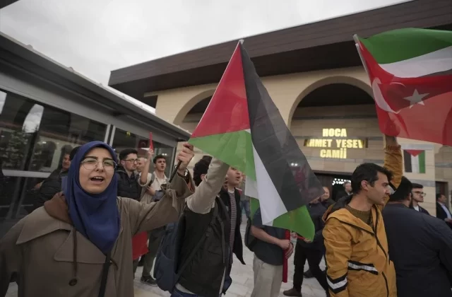 Gazi Üniversitesi Öğrencileri İsrail’in Gazze’ye Saldırılarını Protesto Etti