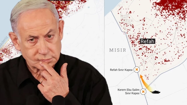 İsrail inatla Refah’a girdi! Ateşkese neden yanaşmadıklarını ortaya koyan harita