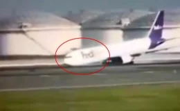İstanbul Havalimanı’nda korkutan kaza! Kargo uçağı gövde üzeri iniş yaptı