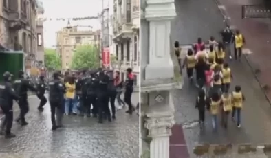 Taksim’e yürümek isteyen gruplara polis müdahalesi! Çok sayıda kişi gözaltına alındı
