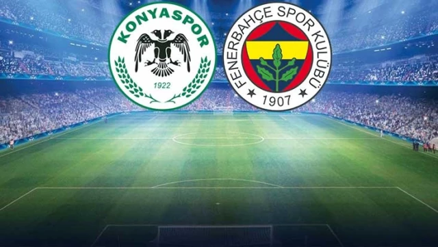 Konyaspor-Fenerbahçe maçında ilk 11’ler belli oldu