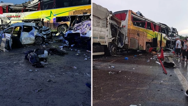 Mersin’de katliam gibi trafik kazası: 10 kişi öldü, 40 kişi yaralandı