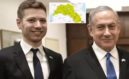 Netanyahu’nun oğlundan skandal harita! Türkiye’yi soykırım yapmakla suçladılar