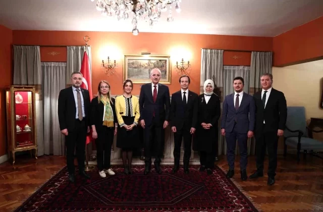 TBMM Başkanı Numan Kurtulmuş, Türkiye’nin Meksika Büyükelçiliğini ziyaret etti