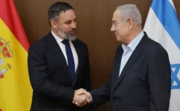 Zamanlama manidar! İspanya’nın aşırı sağcı partisinin lideri Abascal, Netanyahu’yu ziyaret etti