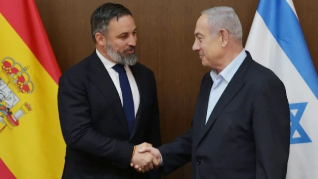 Zamanlama manidar! İspanya’nın aşırı sağcı partisinin lideri Abascal, Netanyahu’yu ziyaret etti