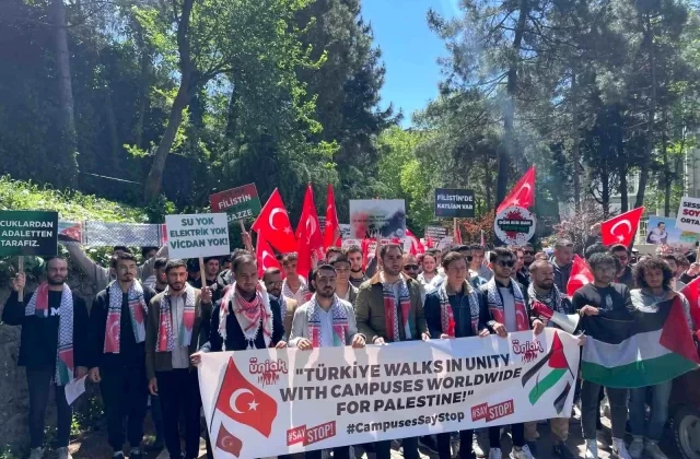 ZBEÜ Öğrencileri İsrail’in Filistin’e Saldırılarına Tepki Gösterdi