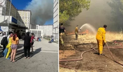 Bursa’daki anız yangını Uludağ Üniversitesi’ndeki ormanlık alana sıçradı