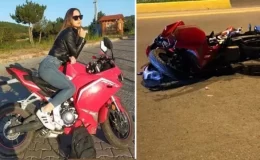 Çok sevdiği motosikleti sonu oldu! 20 yaşındaki genç kız kazaya kurban gitti