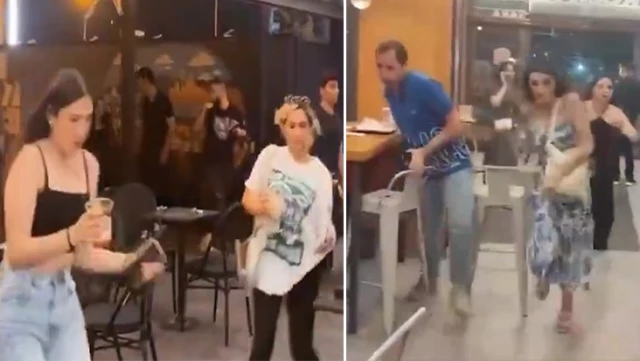 Hamburger ve Kahve zincirlerinde İsrail protestosu! Müşteriler kaçacak yer aradı