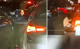 Hem suçlu hem güçlü! Teşhircilik yapan korsan taksici kadın yolcuyu araçtan attı